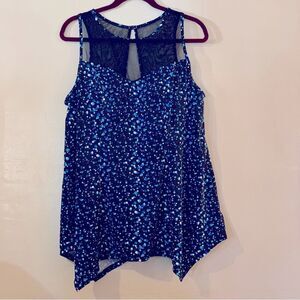 Swim365 Swim Dress Swim Top Mesh Top Built in Bra Sz 20 NWOT Gorgeous